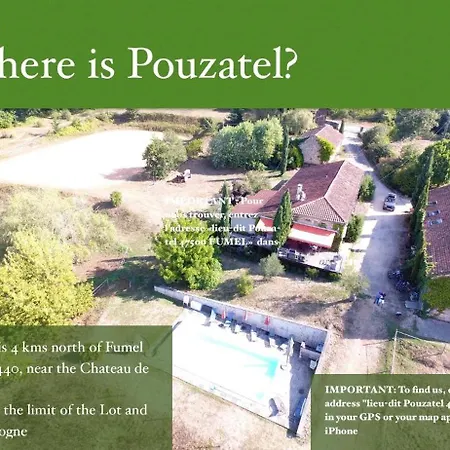 Le De Pouzatel Proche Chateau De Bonaguil * Fumel
